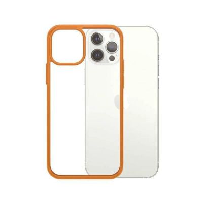 2. PanzerGlass ClearCase Hülle für iPhone 12 / 12 Pro - transparent orange