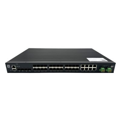 LevelOne IGU-2872 Managed L2+ Netzwerk-Switch Schwarz