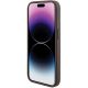 6. Guess Grip Stand 4G Triangle Strass Hülle für iPhone 15 Pro – braun