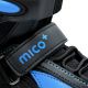 6. Mico Volt Blue Rollschuhe schwarz und blau PW-126B-9