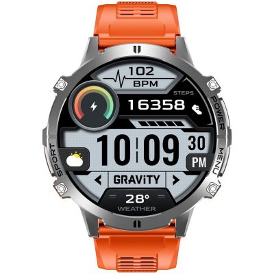 5. Smartwatch Gravity Graphitarmband + Armband GT42-4