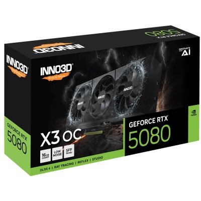 2. INNO3D GeForce RTX 5080 X3 OC Grafikkarte