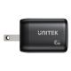 28. UNITEK 2x GAN 45W Ladegerät, 2x USB-C PD 3.0, QC, Schwarz