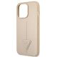 6. Guess GUHCP13LPSATLE iPhone 13 Pro / 13 6.1" beige/beige Hardcase SaffianoTriangle Logo