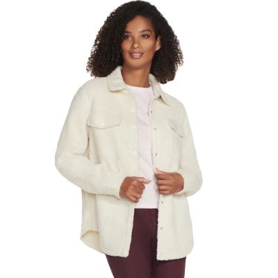Skechers Sherpa Jacke JA182-CRW Beige L