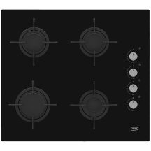 Beko HILG64120S Gaskochfeld (4 Kochzonen; schwarz)