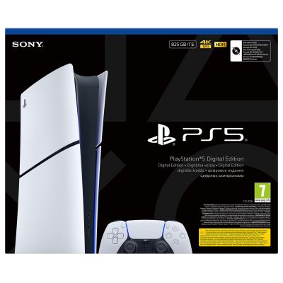 14. SONY PS5 Digital 825GB Konsole + 2 DS5 Controller