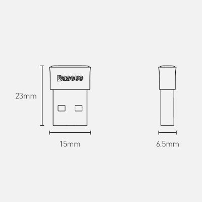 23. Baseus BA04 Mini Bluetooth 5.0 USB Adapter Empfänger Sender für Computer schwarz (ZJBA000001)