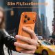5. Tech-Protect Magpeak Magsafe CC Case für iPhone 17 Pro Max - Matt Orange