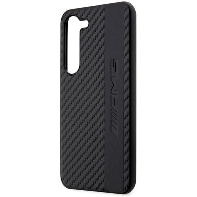 6. AMG AMHCS23MBLSCA S23+ S916 schwarz/schwarz Hardcase Carbon Stripe&Embossed