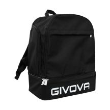 Givova Zaino Sport Kleiner Rucksack mit verstärktem Boden Schwarz B029-0010-UNICA