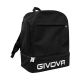 Givova Zaino Sport Kleiner Rucksack mit verstärktem Boden Schwarz B029-0010-UNICA