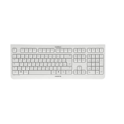 3. CHERRY KW 3000 Universal-Funktastatur QWERTZ, Deutsch, Weiß