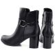 5. Gefütterte Damen-Ankle-Boots mit Blockabsatz, schwarz, M.Daszyński SA125-32