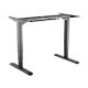 Equip 650805 Stehtischgestell, elektrisch betrieben, 2 Beine, schwarz