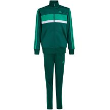 adidas Seasonal Essentials Tiberio 3-Streifen Kinder-Trainingsanzug Grün KT1665