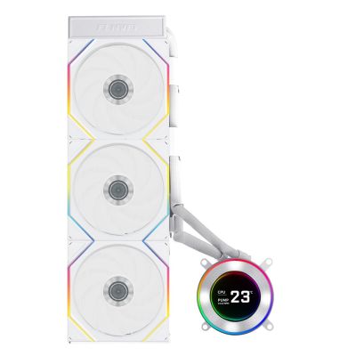 2. Lian Li GA II Hydroshift II LCD-C 360TL Prozessor All-in-One Flüssigkeitskühler 12 cm Weiß 1 Stück.