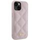4. Guess Quilted Metal Logo-Hülle für iPhone 15 – Rosa