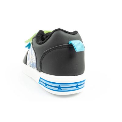14. Leomil Sonic Kinder Sportschuhe Leichte Sneakers mit Klettverschluss Schwarz