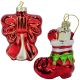 2. Glasform-Weihnachtsschmuck Schuh und Schleife MICA