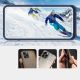 3. Klare 3in1 Hülle für Samsung Galaxy A32 5G Frame Gel Cover Blau