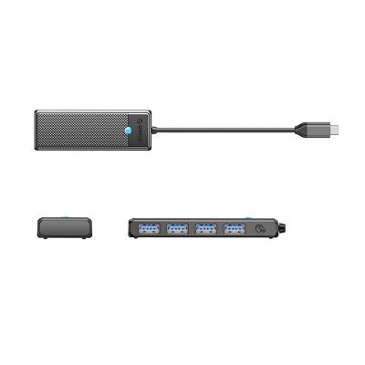 2. Orico PAPW4A-C3 USB-A Hub Dockingstation 4x USB-A 3.0 - Schwarz