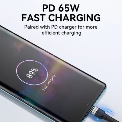 7. Wozinsky WNBCC1 USB-C / USB-C PD 65W Kabel 1 m - Schwarz