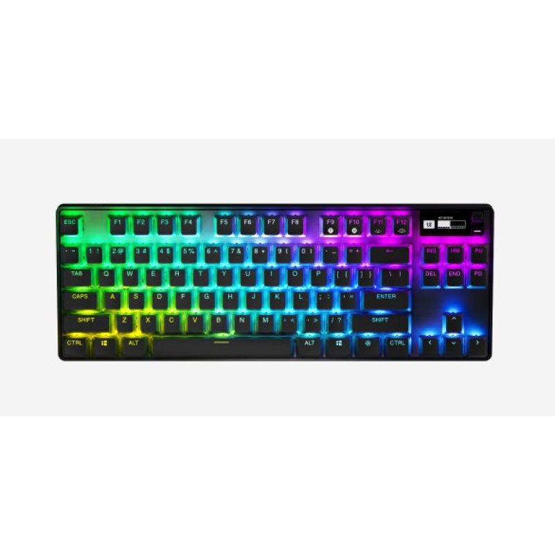 2. Steelseries Apex Pro TKL Gaming-Tastatur USB + RF Wireless + Bluetooth QWERTZ Deutsch Schwarz