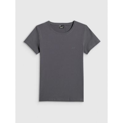 5. Damen-T-Shirt, schmal geschnitten, einfarbig, Größe 4F 4FRSS26TTSHF3628-24S