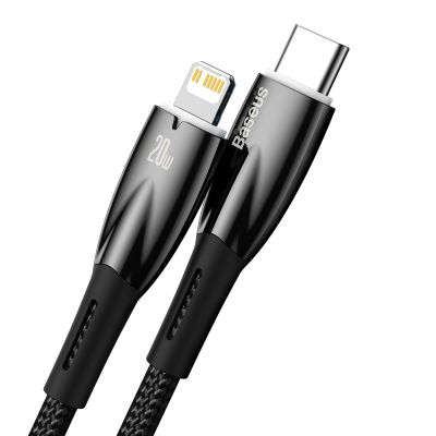 2. Baseus CADH000101 Lightning – USB-C PD-Kabel 20 W 480 Mbit/s 2 m – Schwarz