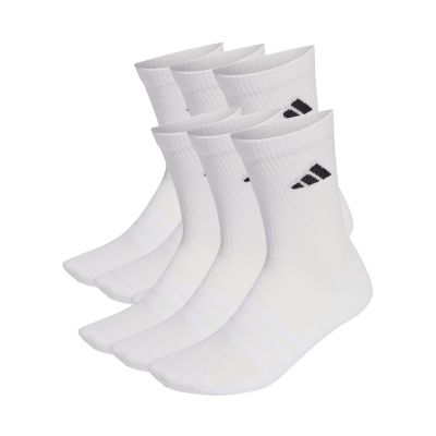adidas Cushioned Crew Essentials Socken 6er-Pack, weiß KE5498