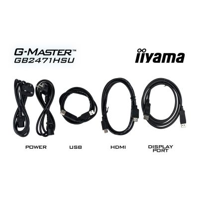 17. IIYAMA LED Fast IPS Monitor 23,8" GB2471HSU-B1 Red Eagle 240Hz