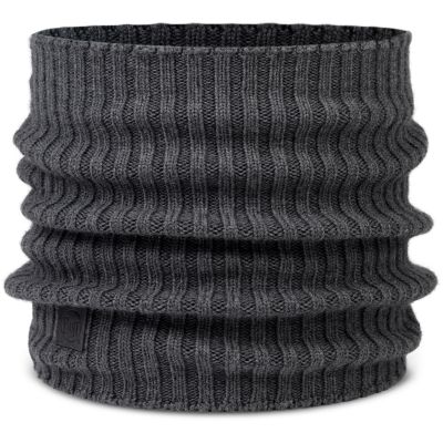 Buff Knitted Neckwarmer Norval Halswärmer – Grey Heather, Größe: M