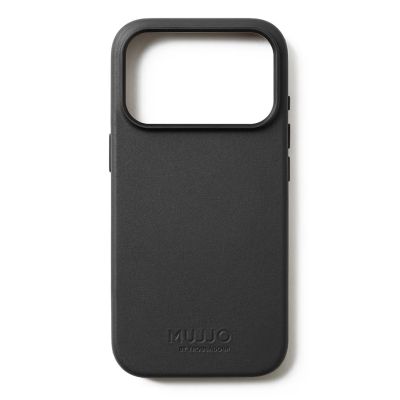 5. Mujjo Lederhülle - Lederhülle für iPhone 17 Pro, kompatibel mit MagSafe (schwarz)