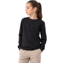 Langarm-T-Shirt für Mädchen 4F F460 Tiefschwarz 4FJWMM00TLONF460 20S