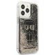 4. Karl Lagerfeld Liquid Glitter Gatsby Case für iPhone 13 Pro Max – Schwarz