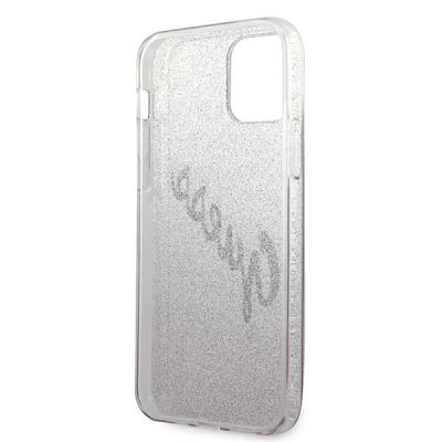 7. Guess GUHCP12LPCUGLSPI iPhone 12 Pro Max 6,7" pink/pink Hardcase Glitter Gradient Script