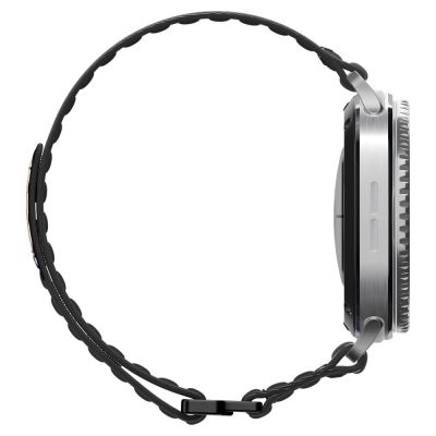4. Spigen WBF0 Armband für Samsung Galaxy Watch 40/44/46 mm - Schwarz