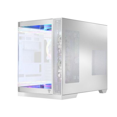 4. MODECOM VOLCNO PANORAMA APEX ARGB 5F MIDI WEISSES GEHÄUSE