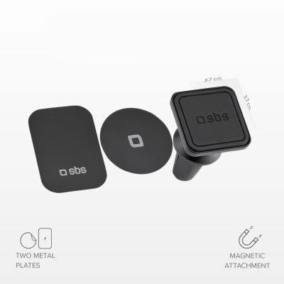 3. SBS TESUPMAGLCLIP magnetische Smartphone-Halterung – schwarz