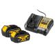 2. DEWALT Ladegerät DCB1104 + 2x4,0Ah DCB1104M2