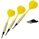 12. DARTS PLASTIK-DARTS 3 STÜCK SICHER BEST SPORTING - GELB