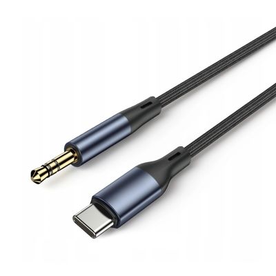 Wozinsky WAK-CJ USB-C auf 3,5-mm-Miniklinken-DAC-Adapterkabel 1 m – grau