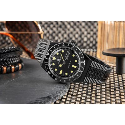 6. TIMEX Q Reissue TW2U61600 Herrenuhr + Box