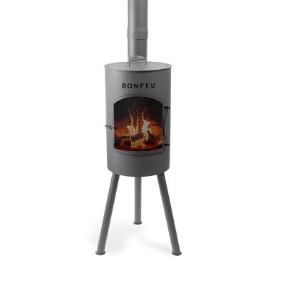 12. Bonfeu Bongiano Sp 3001 Gartenkamin schwarz
