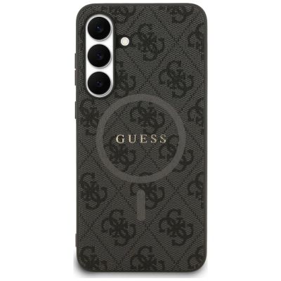 4. Guess 4G Ring Classic Logo MagSafe Hülle für Samsung Galaxy S25 FE - Schwarz