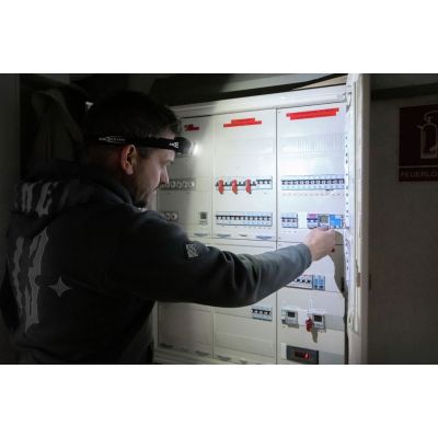 5. Ansmann Stirnlampe mit HD450FRS Li-Ion, USB-C 1600-0528