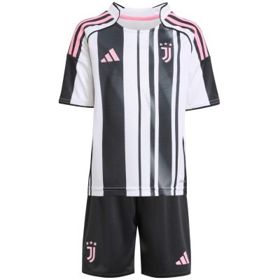 10. adidas Juventus 25/26 Heimtrikot für Kinder Weiß und Schwarz JN5220