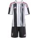 10. adidas Juventus 25/26 Heimtrikot für Kinder Weiß und Schwarz JN5220