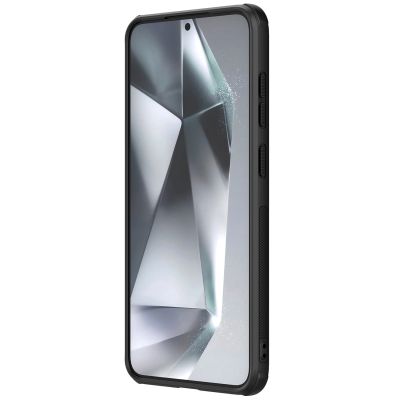4. Nillkin Super Frosted Shield Pro Magnetische Hülle für Samsung S25+ mit MagSafe – Schwarz